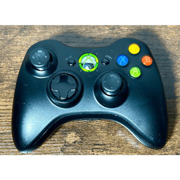 Official Microsoft Xbox 360 Black Wireless Controller! ~ Works Great! Authentic! - Picture 5 of 10